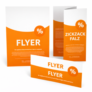 Flyer & Falzflyer aus dem Evodruck Onlineshop