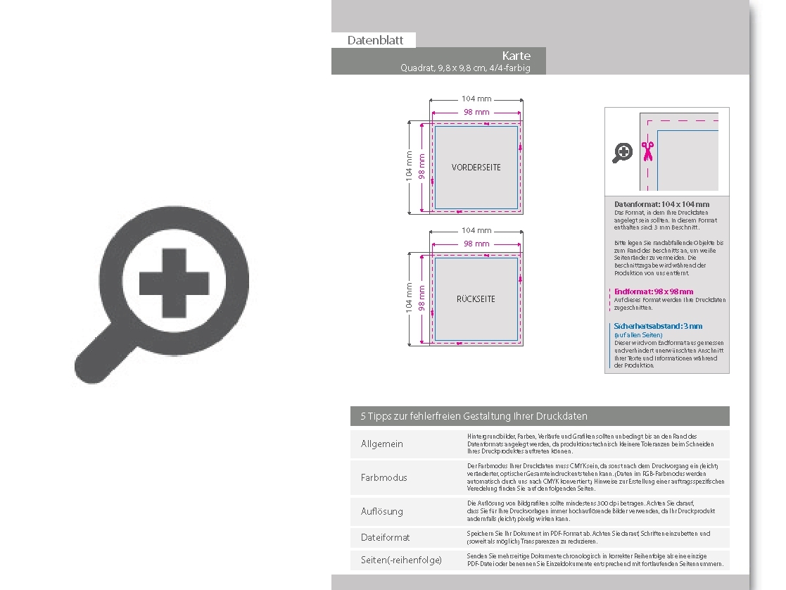 Product Bild trauerkarte_quadrat_9_8_cm_x_9_8_cm__beidseitig_bedruckt